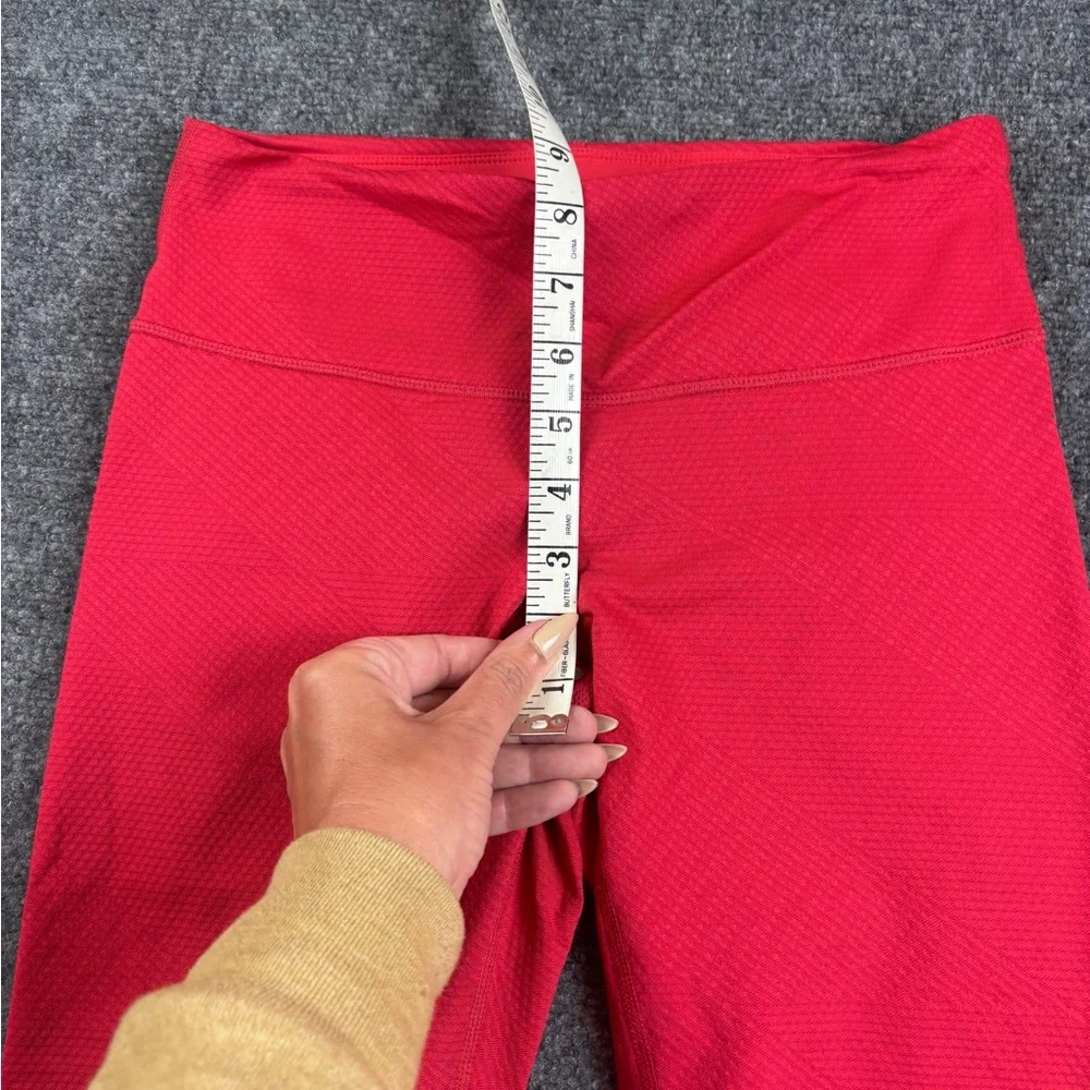 PRANA Women’s Capri Leggings Watermelon colored textured material size: Small - Picture 5 of 6